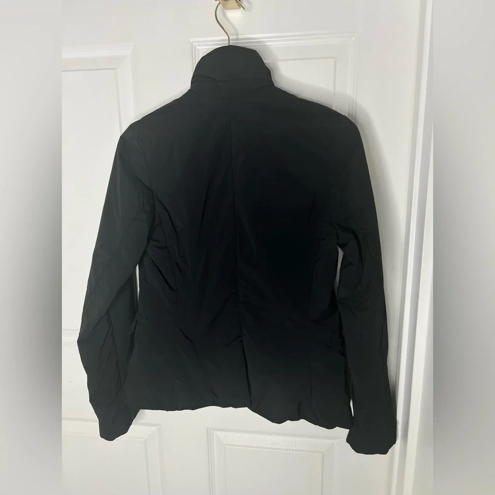 Athleta Black Lightweight Puffer Jacket Sz XS